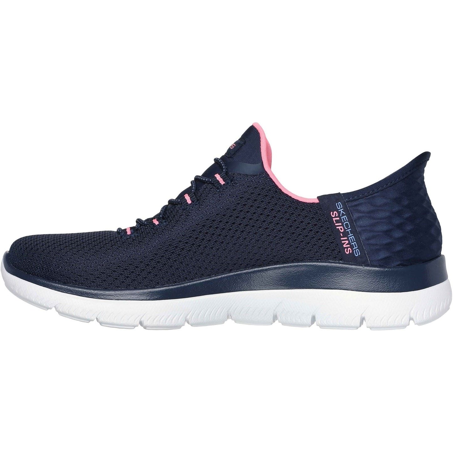 Skechers Summits - Diamond Dream Textile Women's Navy/Pink Standard Trainers