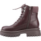 Rocket Dog Danie Faux Leather Women's Dark Brown Heeled Mid Calf Boots