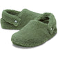 Crocs Classic Cozzzy Polyester Army Green Slippers