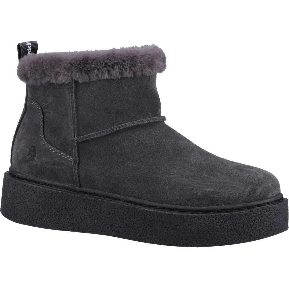 Hush Puppies Becca Suede Women's Charcoal Winter Ankle Boots