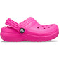 Crocs Classic Lined Thermoplastic Kid's Pink Crush Clogs