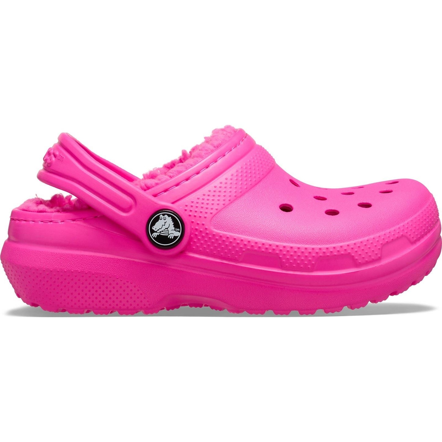 Crocs Classic Lined Thermoplastic Kid's Pink Crush Clogs