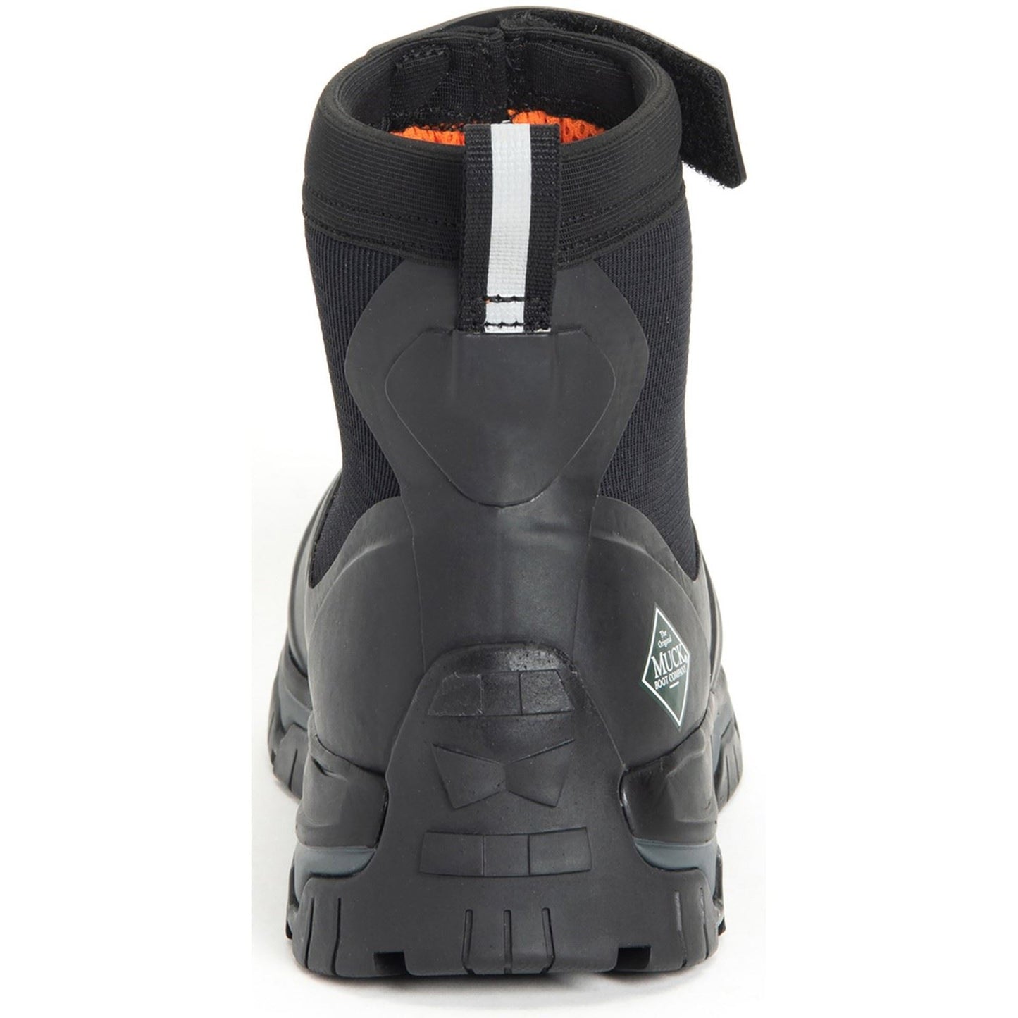 Muck Boots Men's Apex Mid Zip Wellingtons in Black/Dark Shadow