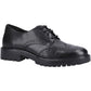 Hush Puppies Athena Leather Black Brogues