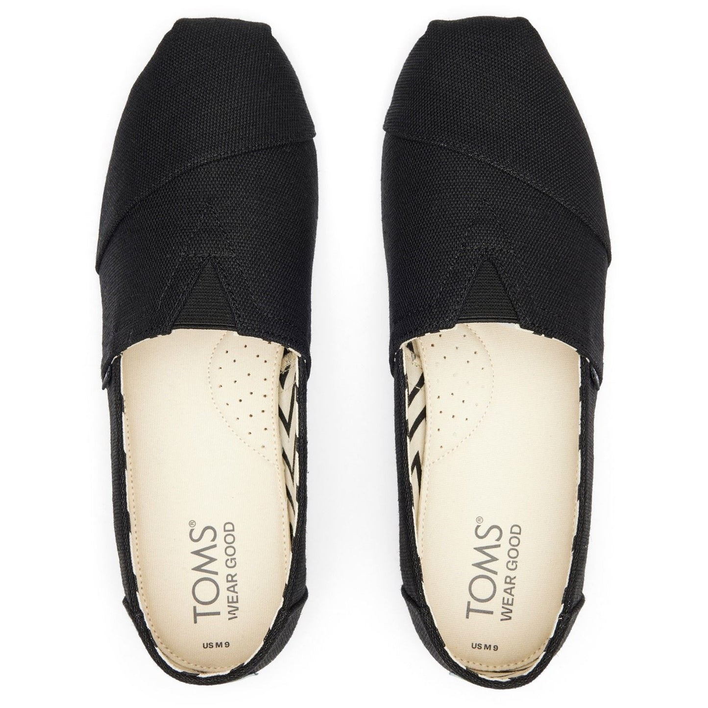 TOMS Alpargata Cotton Men's Black Shoes