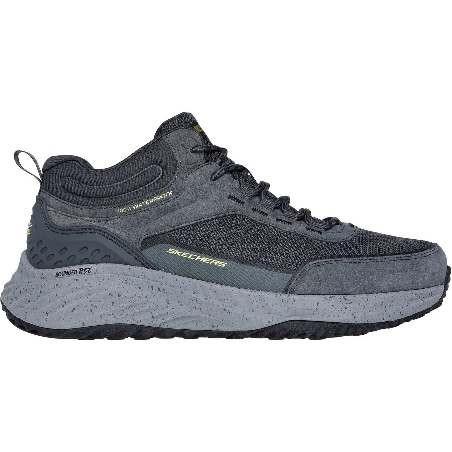 Skechers Men's Bounder Rse Hiking Boots in Charcoal/Lime