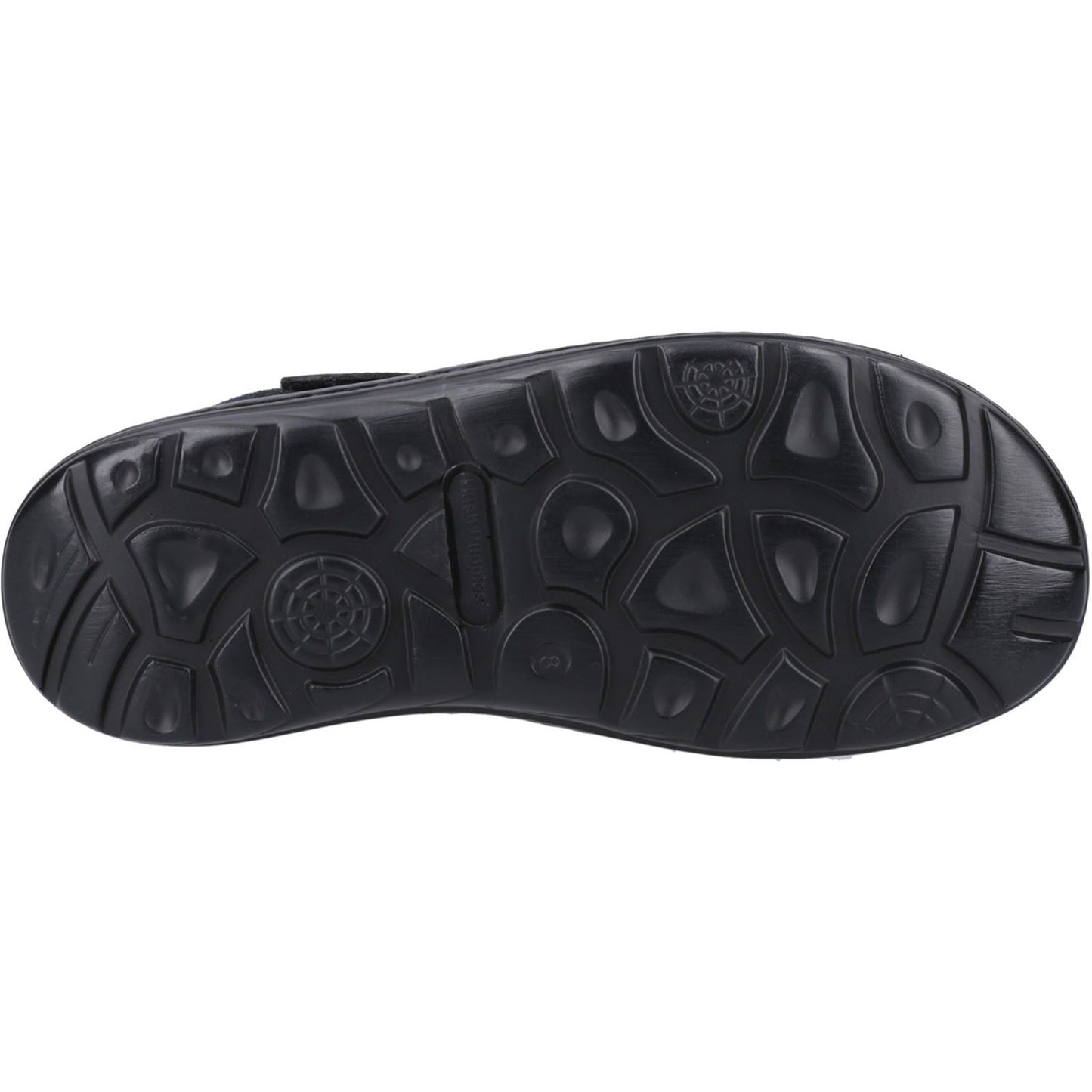 Hush Puppies Albert Leather Men's Black Sandals