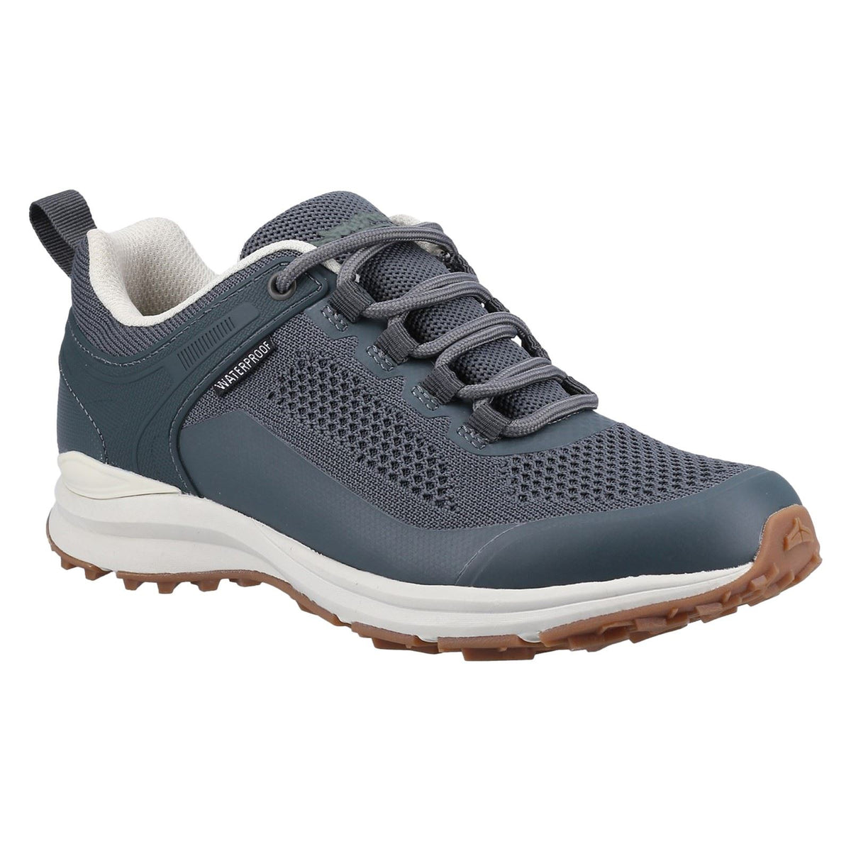 Cotswold Compton Recycled Plastic+Synthetic Pu Women's Grey Trainers