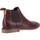 Hush Puppies Men's Shaun Leather Chelsea Boot in Brown