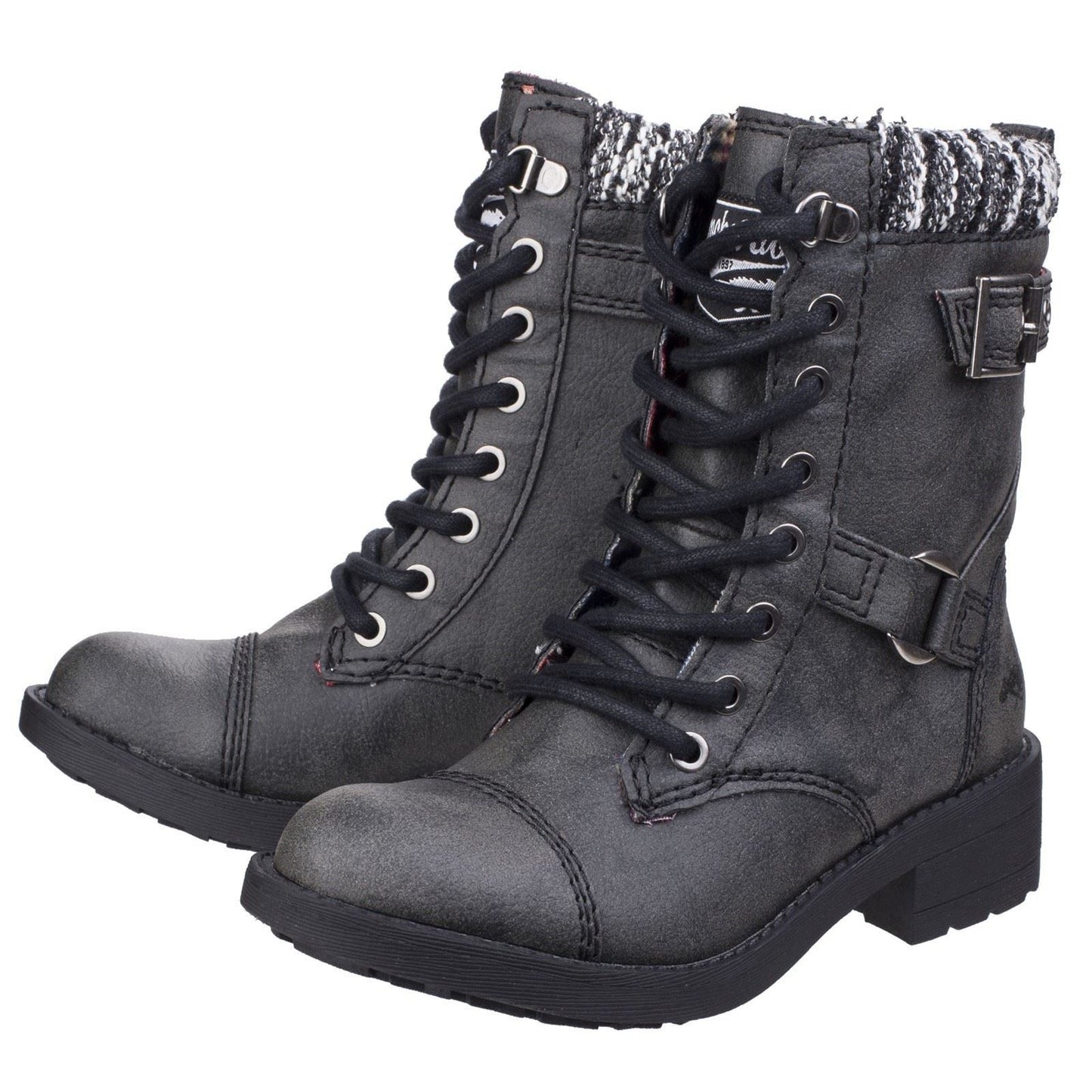 Rocket Dog Women's Thunder Galaxy Biker Boot in Black