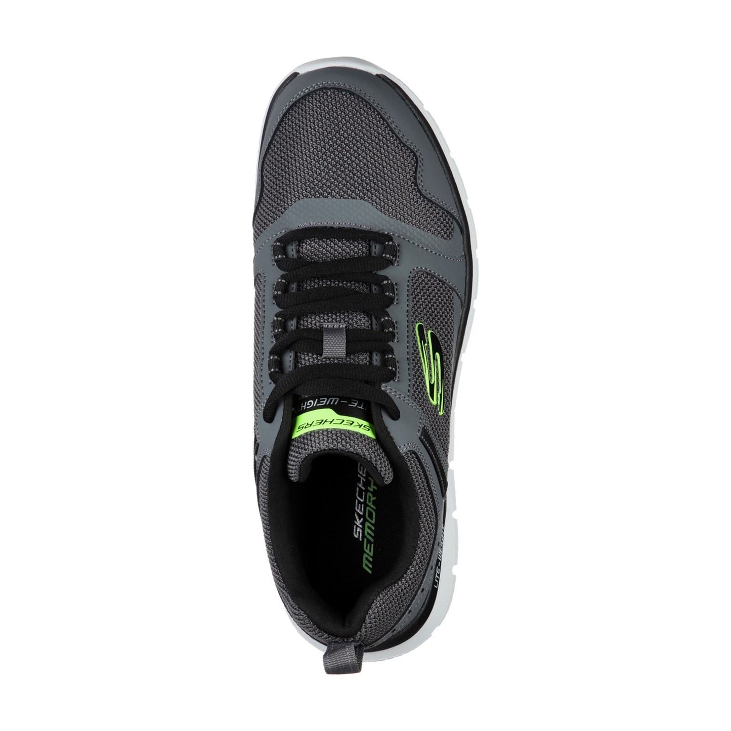 Skechers Men's Track Knockhill Shoes in Charcoal/Black