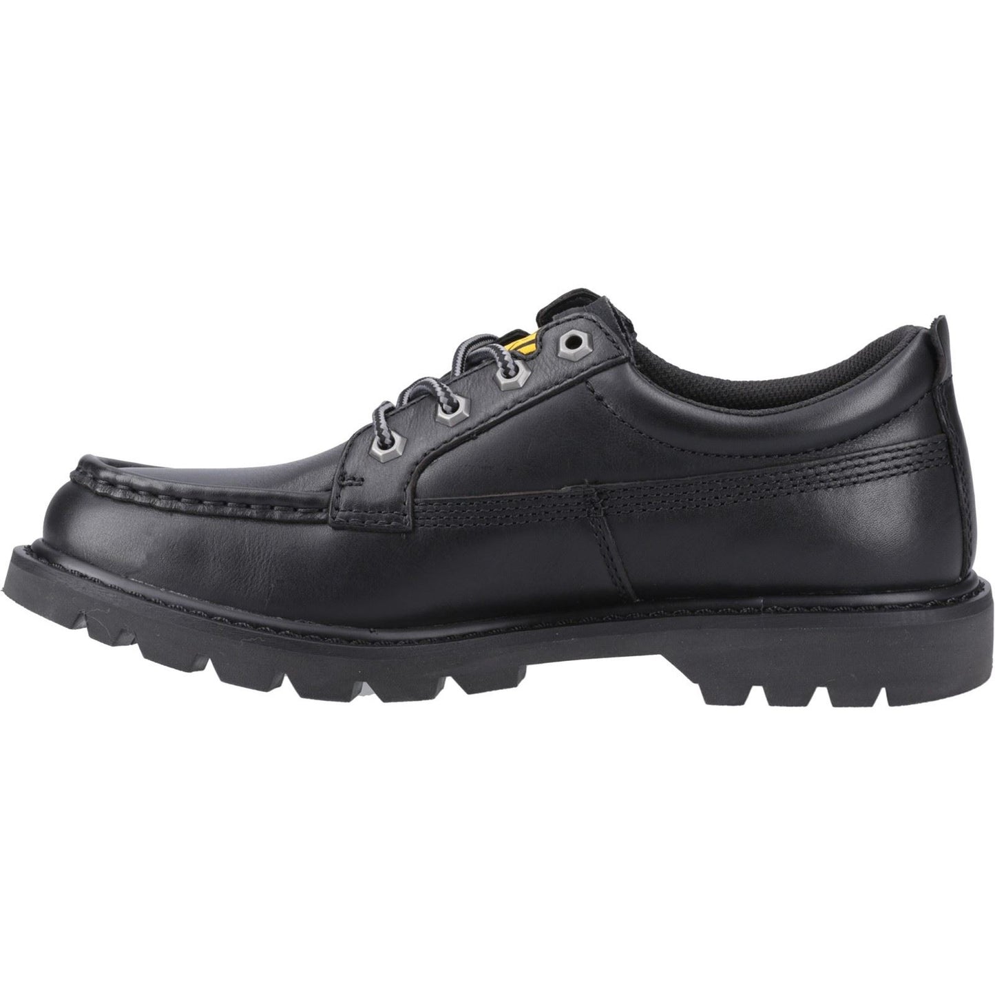 CAT Lifestyle Colorado Moc Toe Low Leather Men's Black Lace-Up Shoes