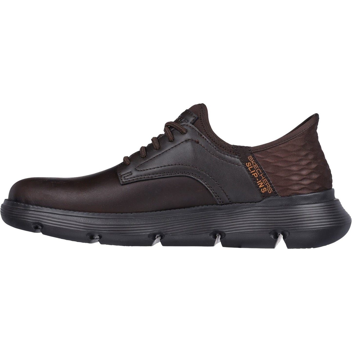 Skechers Men's Garza - Gervin Oxford Shoe in Chocolate