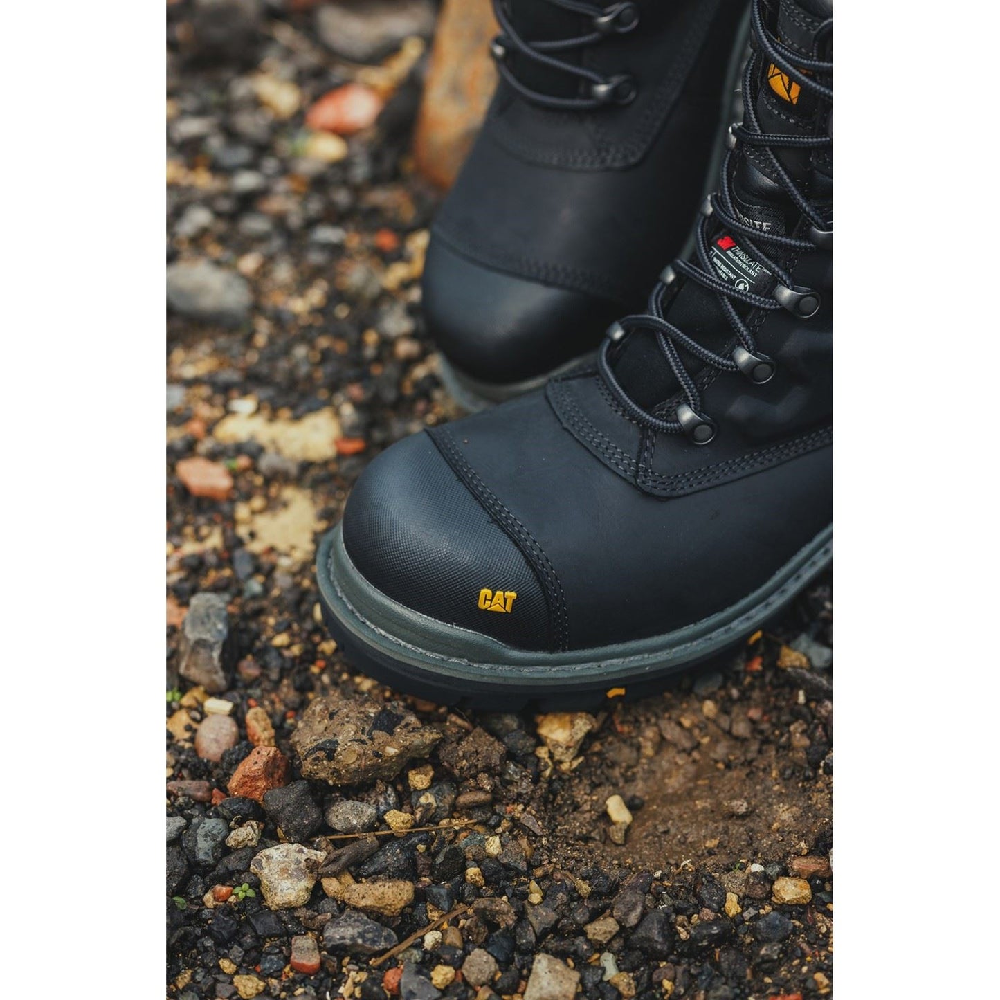 Caterpillar Men's Premier Waterproof Safety Boot in Black