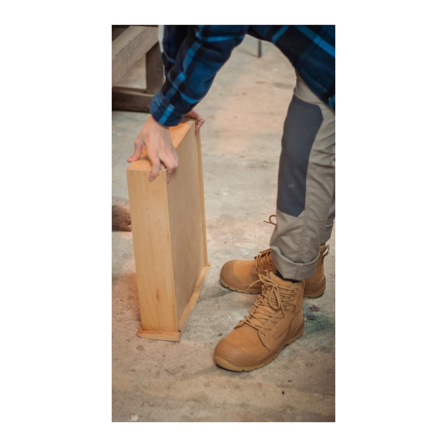 Hard Yakka Unisex Legend PR Safety Boot in Wheat