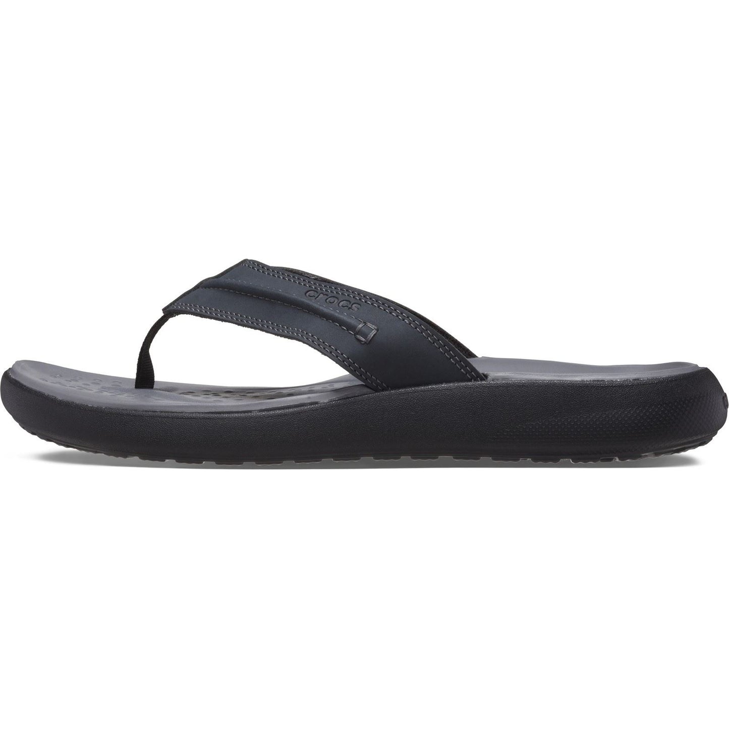 Crocs Yukon Vista II Polyurethane Men's Black Flip Flops