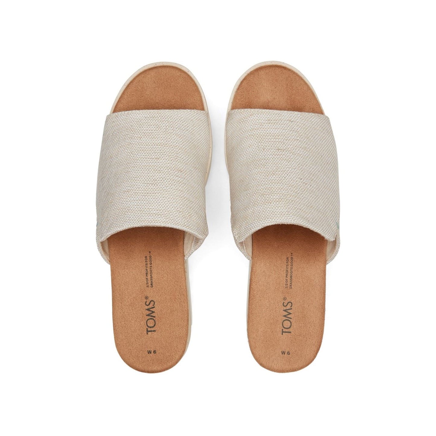 TOMS Women's Diana Mule Wedge in Natural