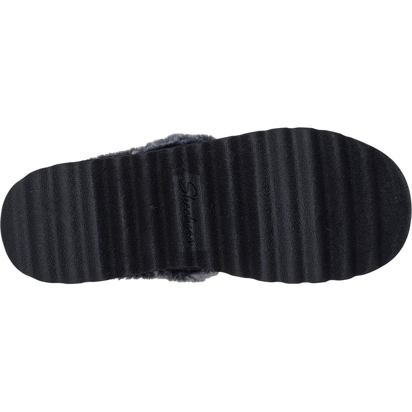 Skechers Cozy Up Polyester Women's Black Slippers