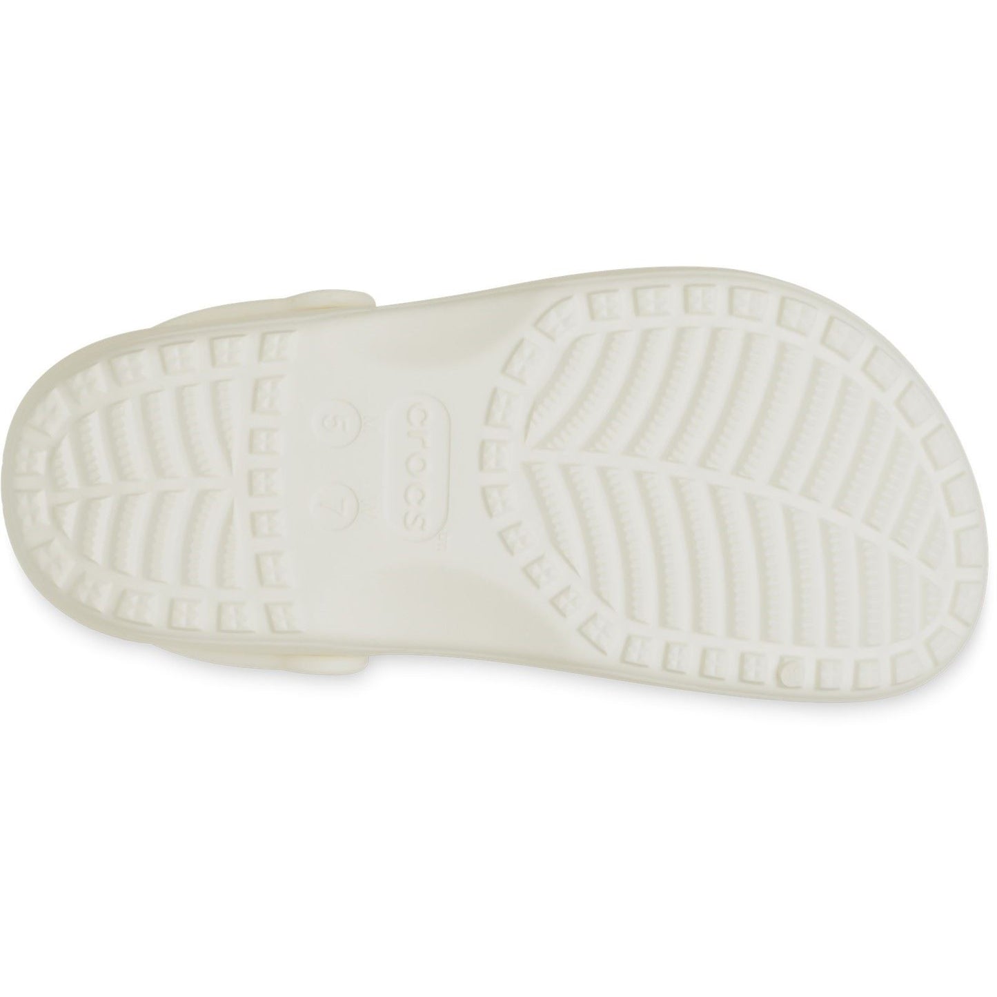Crocs Classic Floral Cut Out Thermoplastic Chalk Clogs