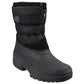 Cotswold Men's Chase Touch Fastening and Zip up Winter Boot in Black