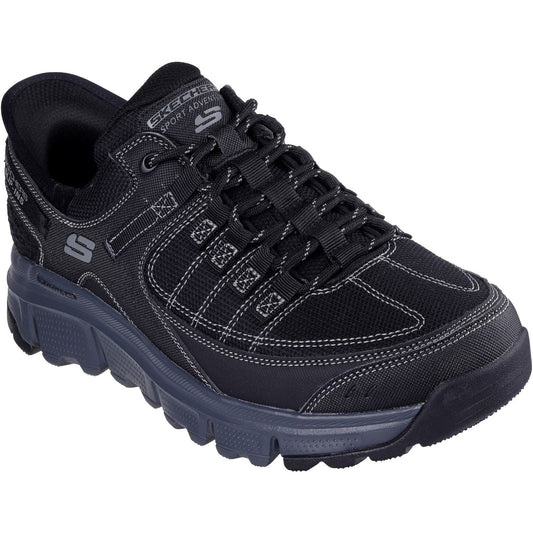 Skechers Men's Summits AT Hiking Shoes in Black/Charcoal