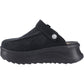 HEYDUDE Delray Suede Women's Black Clogs