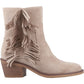 Rocket Dog Yankee Faux Suede Women's Taupe Heeled Ankle Boots