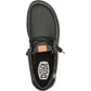 HEYDUDE Men's Wally Elevated Basics Shoes in Black