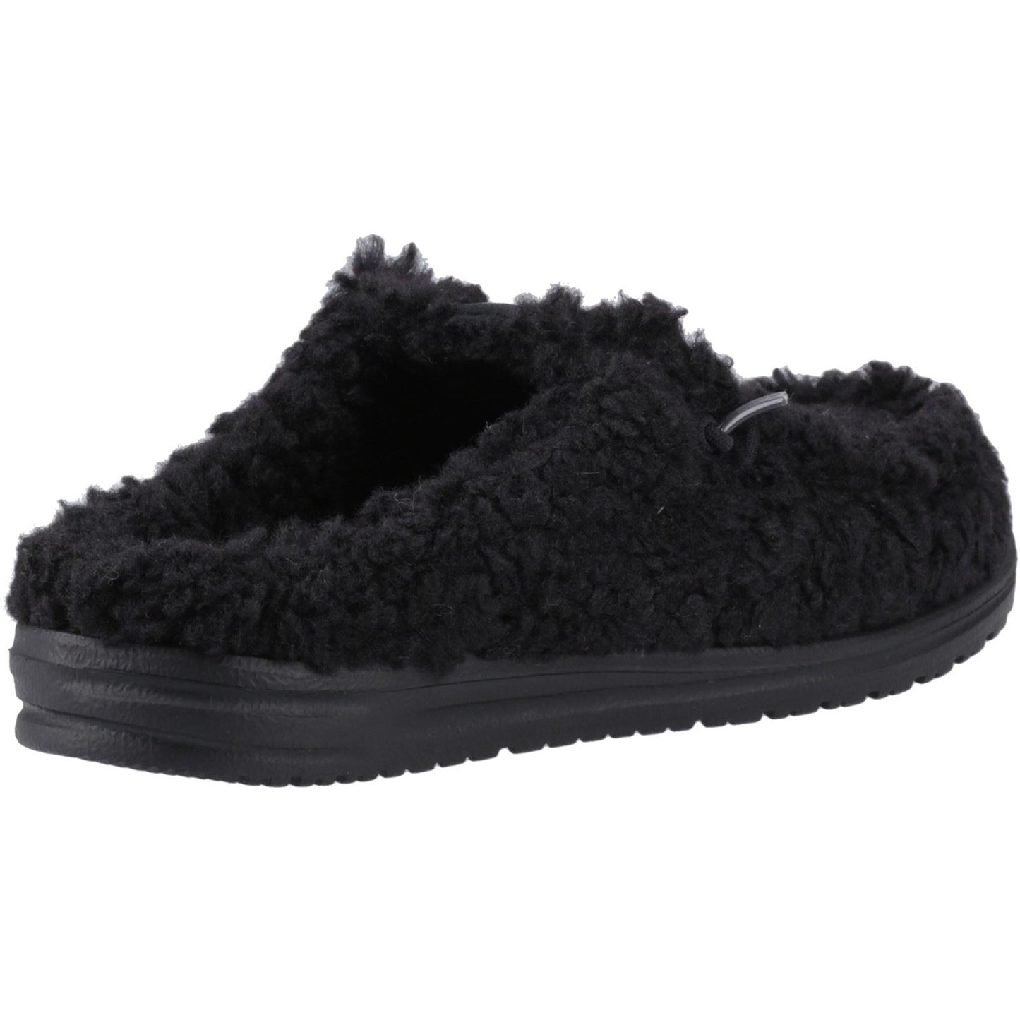 HEYDUDE Wally Polyester Men's Black/Black Mules
