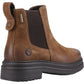 Cotswold Aldworth Leather Women's Tan Heeled Ankle Boots