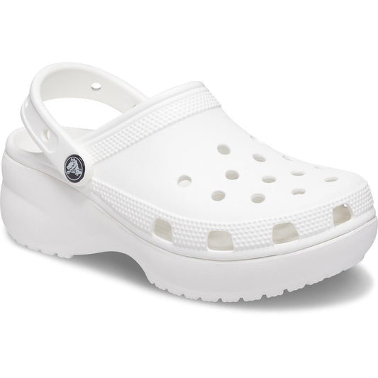 Crocs Women's Classic Platform Clog in White