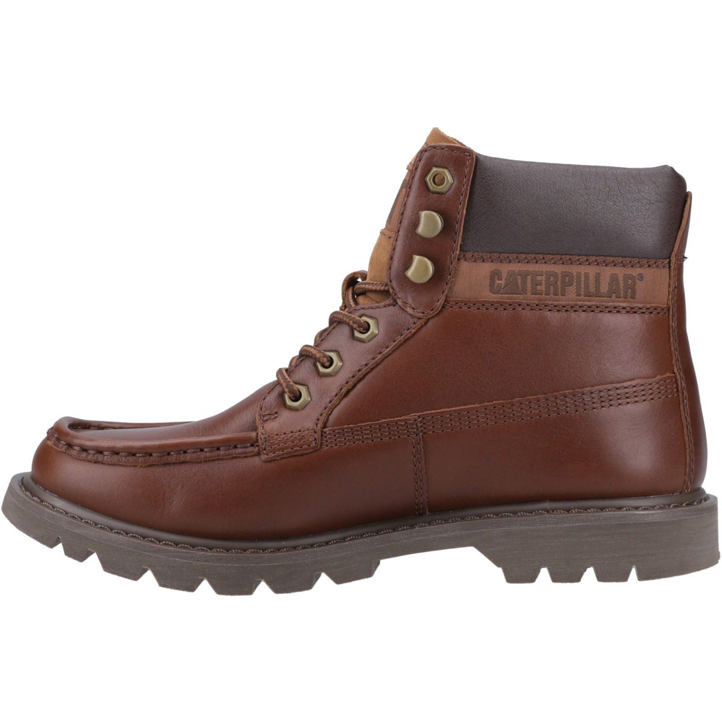 CAT Lifestyle Colorado Moc Toe Leather Men's Nuthatch Ankle Boots