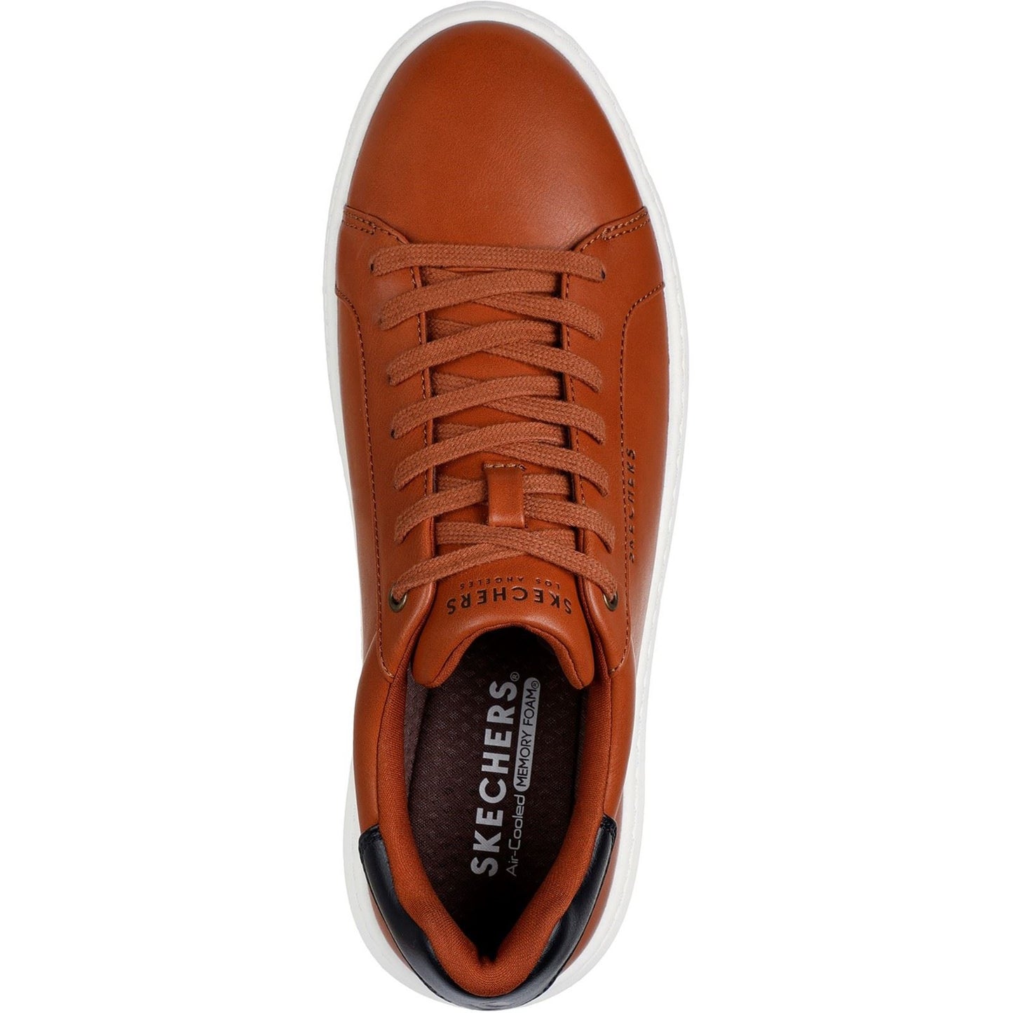 Skechers Men's Court Break Suit Sneakers in Cognac