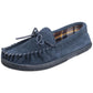 Cotswold Men's Alberta Moccasin Slipper in Navy