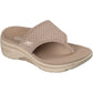 Skechers Go Walk Arch Fit 2.0 Textile Women's Taupe Standard Sandals
