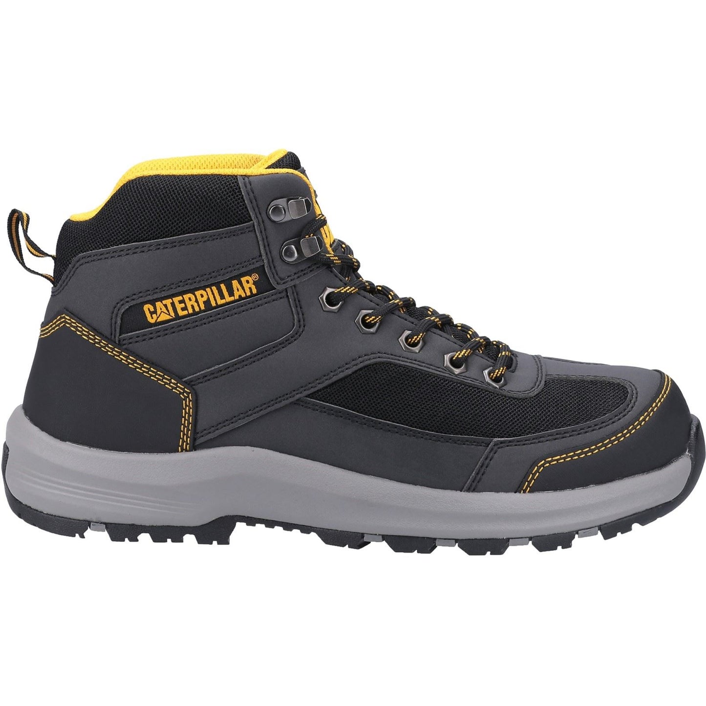Caterpillar Men's Elmore Mid Safety Hiker in Grey