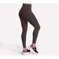 Skechers GOWALK FL HW Legging Nylon Women's Brown Sports Leggings