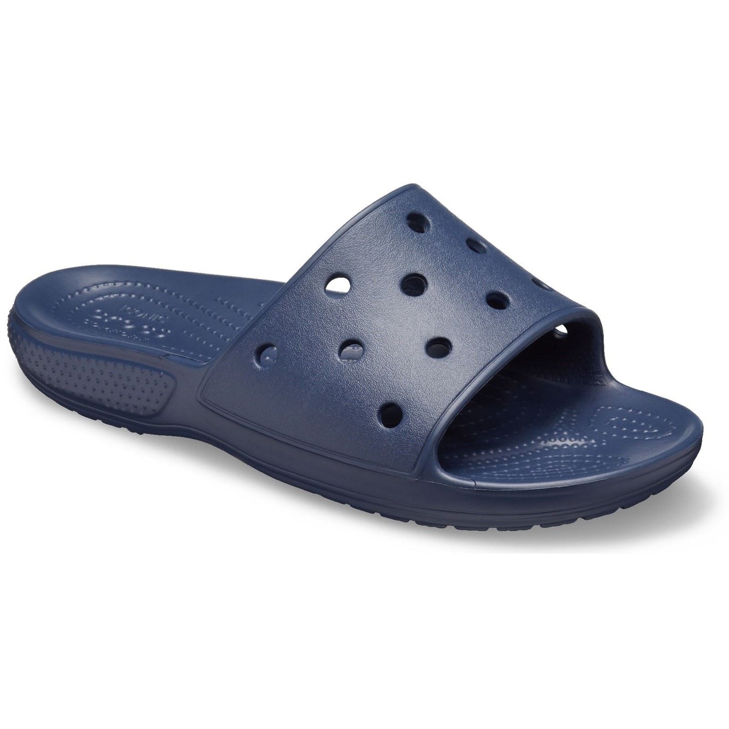 Crocs Unisex Classic Crocs Slide in Navy