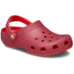 Crocs Unisex Classic Glitter Clog in Cherry Red