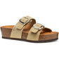 Geox D BRIONIA H Leather Women's Light Taupe Sandals