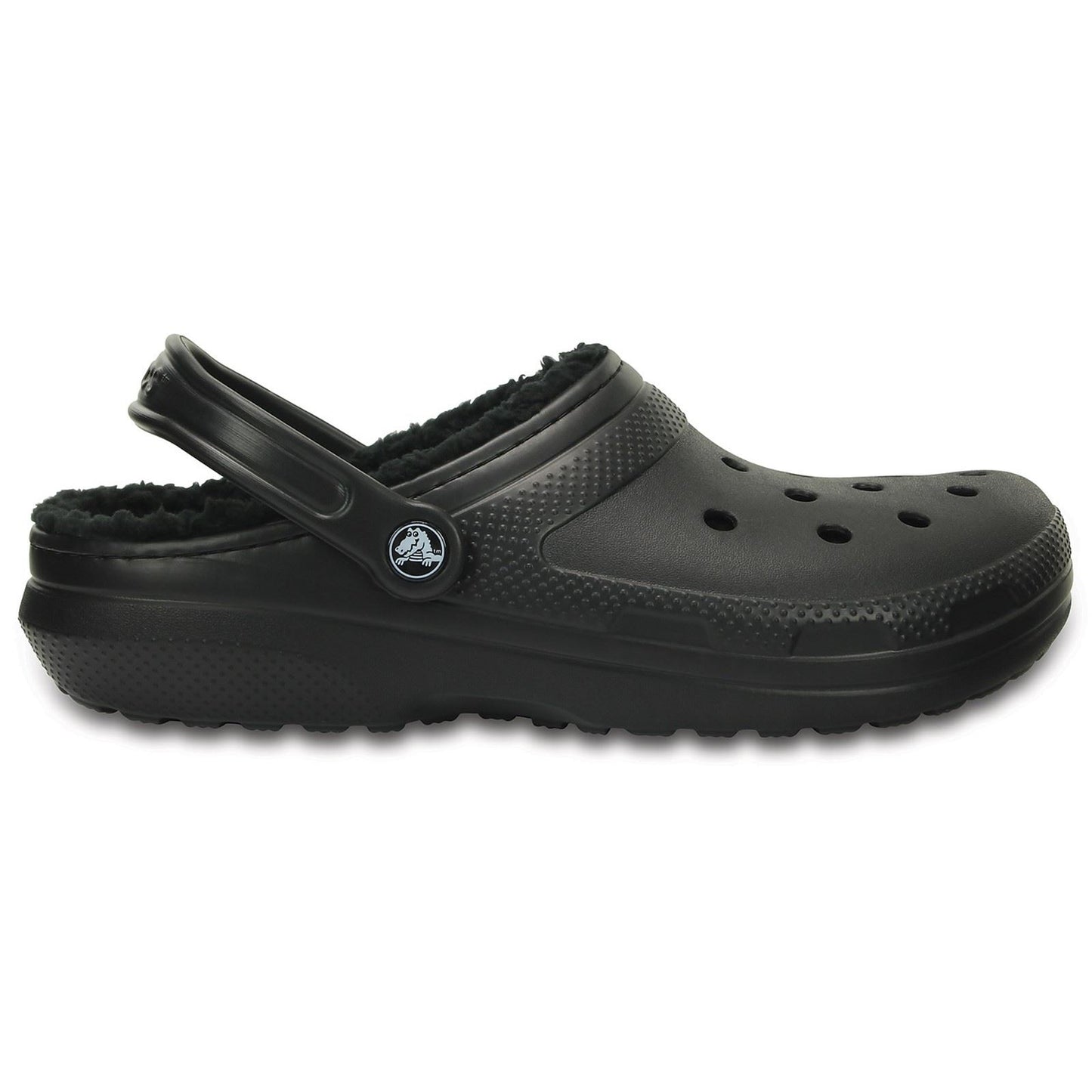 Crocs Unisex Classic Lined Clog in Black