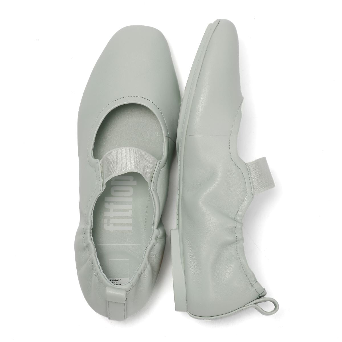 FitFlop X Pantone Delicato Mary Jane Leather Women's Aqua Shoes