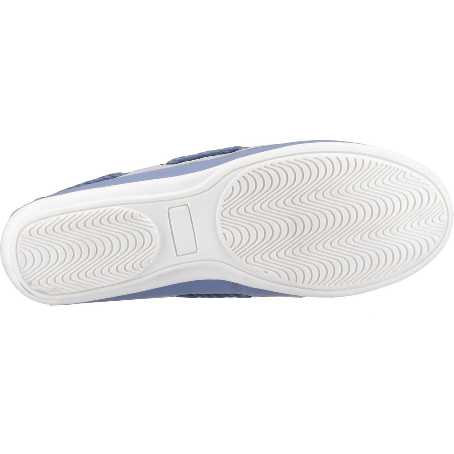 Hush Puppies Irene Leather Women's Blue Boat Shoes