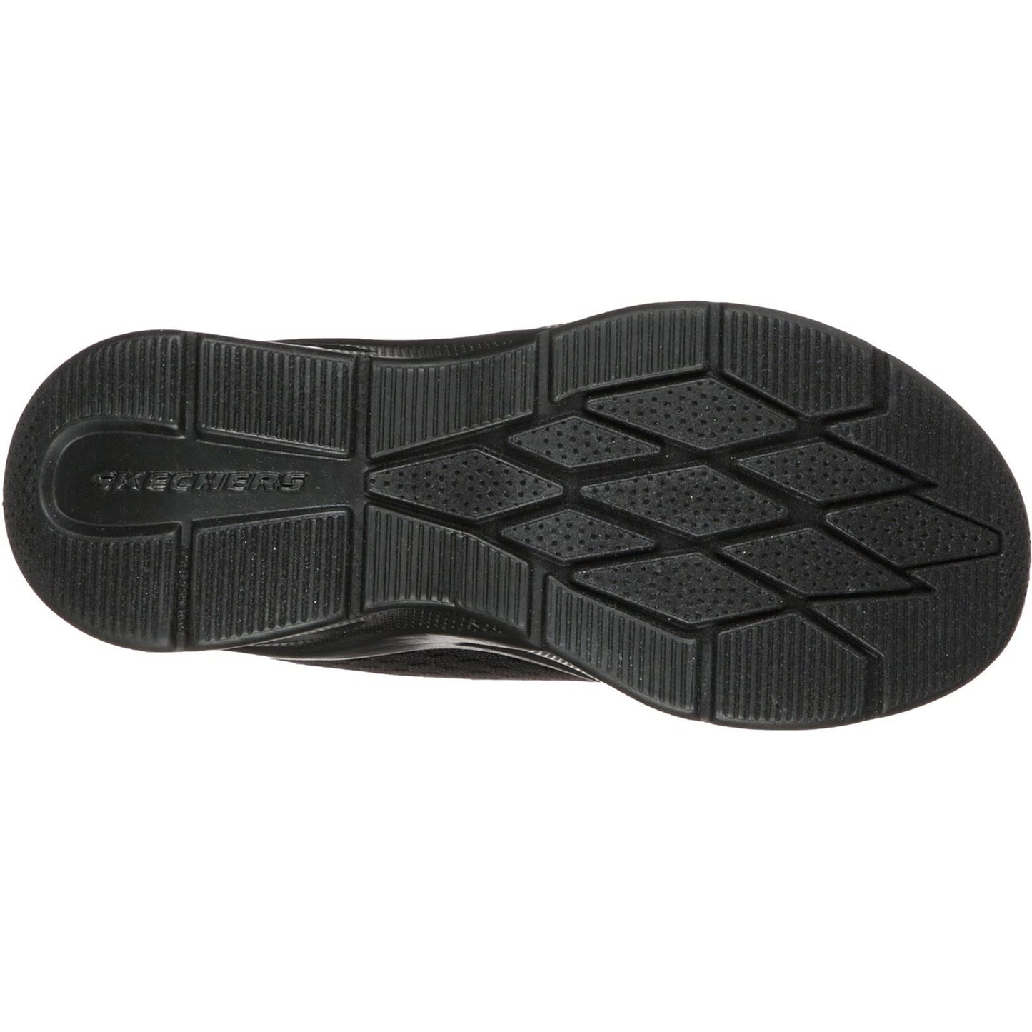 Skechers Microspec Max Synthetic Junior Black Textile & Trim Trainers