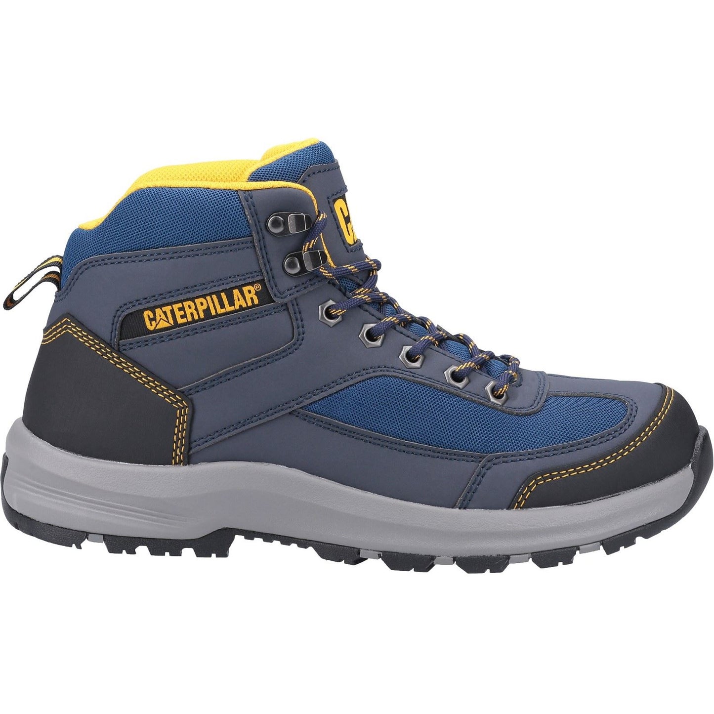 Caterpillar Men's Elmore Mid Safety Hiker in Navy
