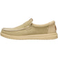 HEYDUDE Mikka Braided Textile Men's Olive Grey/Boulder Tan Loafers