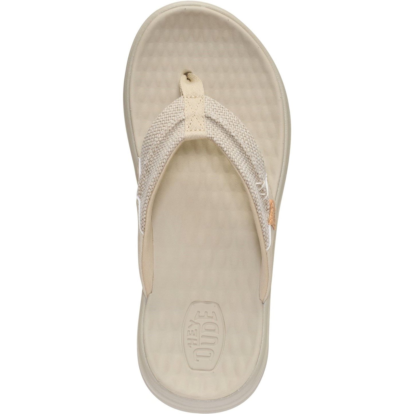HEYDUDE Finn Flip Polyester Men's Tan Sandals