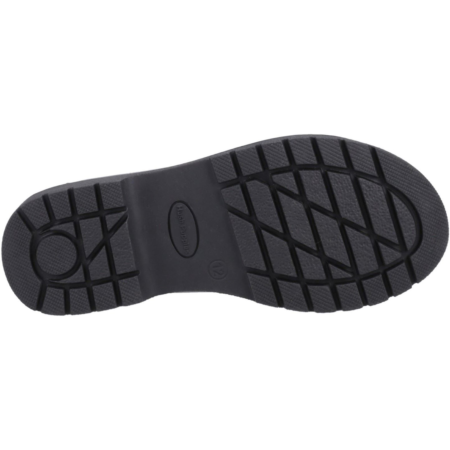 Hush Puppies Lydia Patent Leather Youth Black Loafers