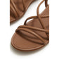 Fitflop Gracie Crystal Leather Women's Classic Tan Sandals