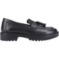 Hush Puppies Abigail Leather Black Loafers
